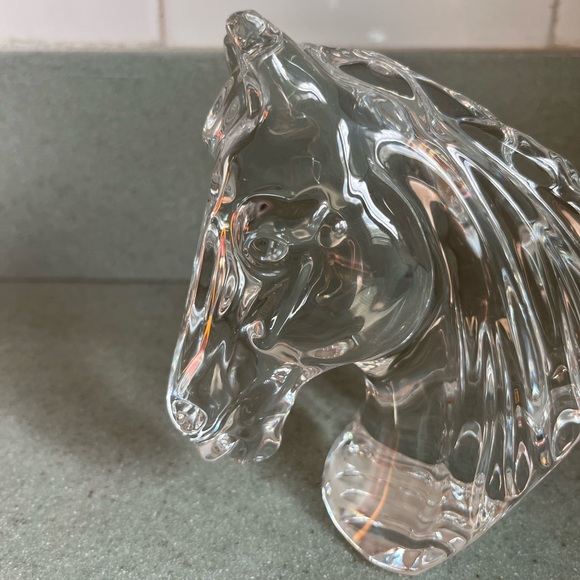 Waterford Crystal Horse Head just over 5” NWOB - Picture 3 of 12